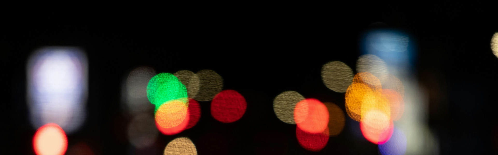 blurred lights