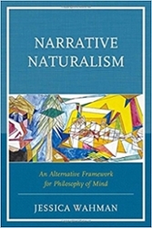 Image of book titled Narrative Naturalism with abstract painting